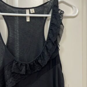 NWT Frenchie swing tank with lace detail